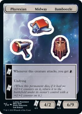 Phyrexian Midway Bamboozle 18 card from Unfinity