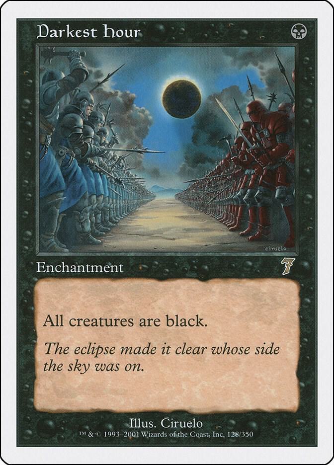 Darkest Hour 128 card from 7th Edition