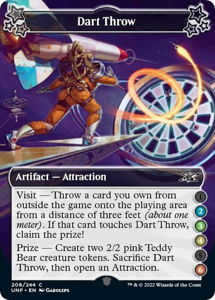 Dart Throw (2-3-4-6) 208 card from Unfinity