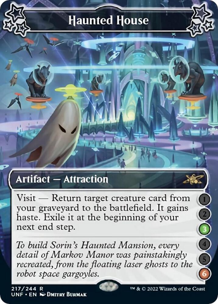 Haunted House (3-6) 217 card from Unfinity