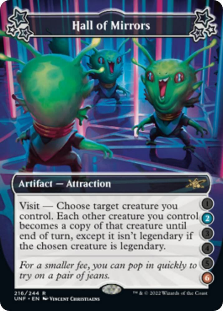 Hall of Mirrors (2-6) 216 card from Unfinity