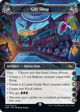 Gift Shop (2-3-6) 214 card from Unfinity