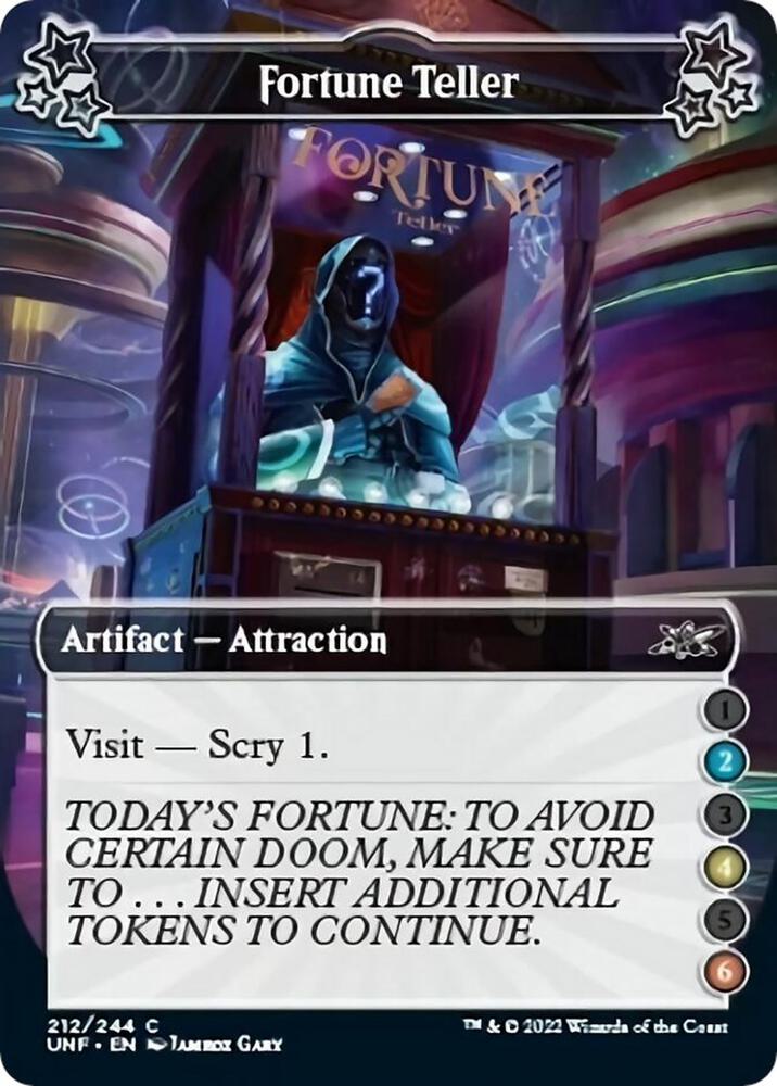Fortune Teller (2-4-6) 212 card from Unfinity