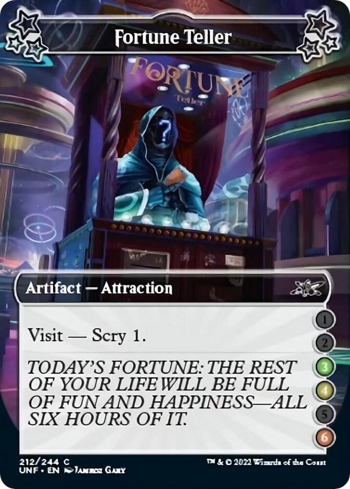 Fortune Teller (3-4-6) 212 card from Unfinity