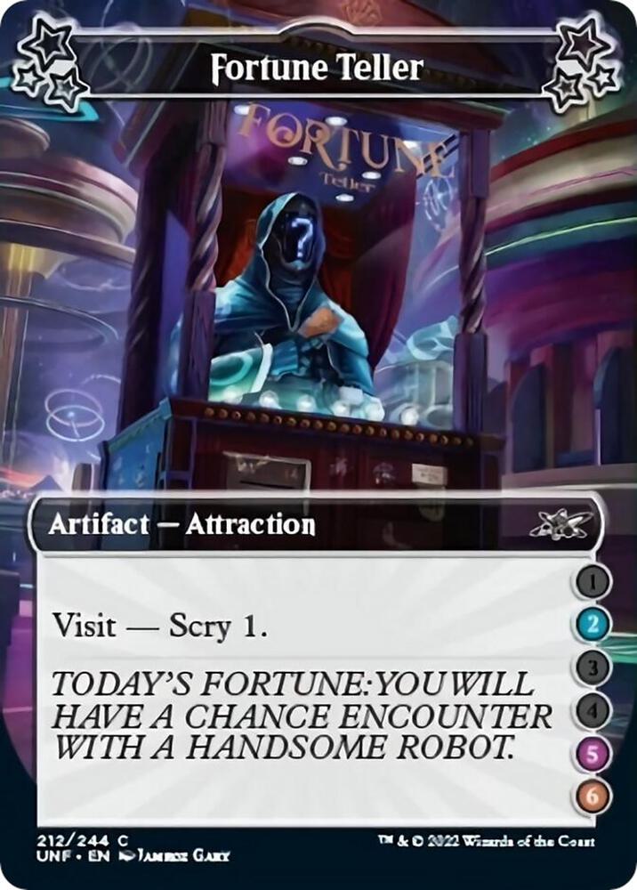 Fortune Teller (2-5-6) 212 card from Unfinity