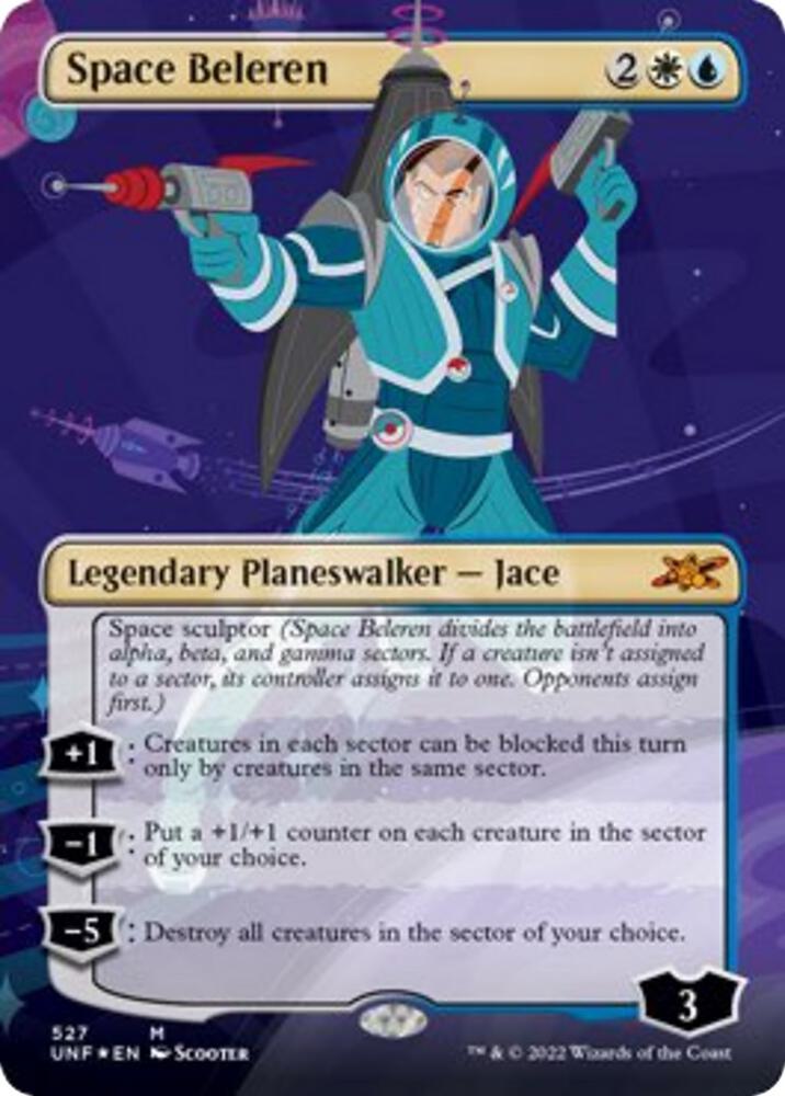 Space Beleren (Borderless) (Galaxy Foil) 527 card from Unfinity