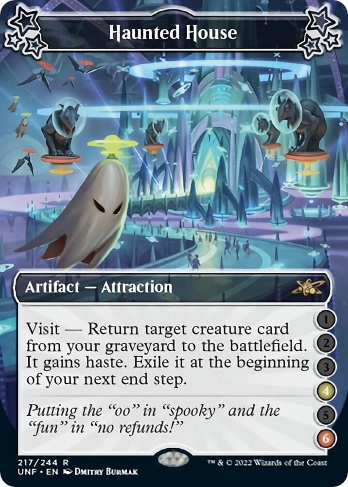 Haunted House (4-6) 217 card from Unfinity