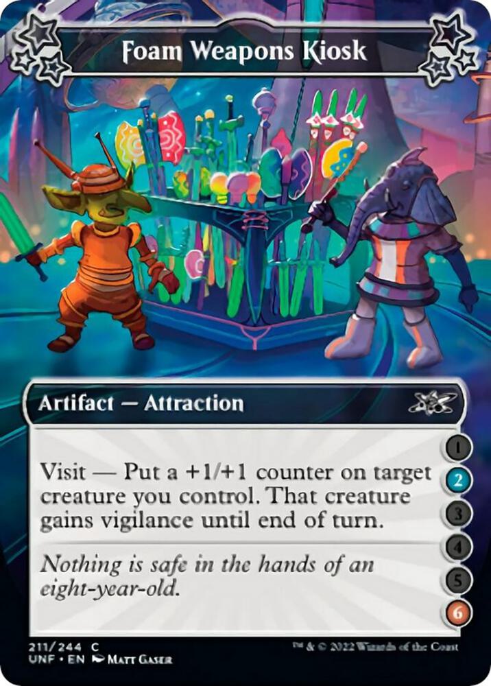 Foam Weapons Kiosk (2-6) 211 card from Unfinity