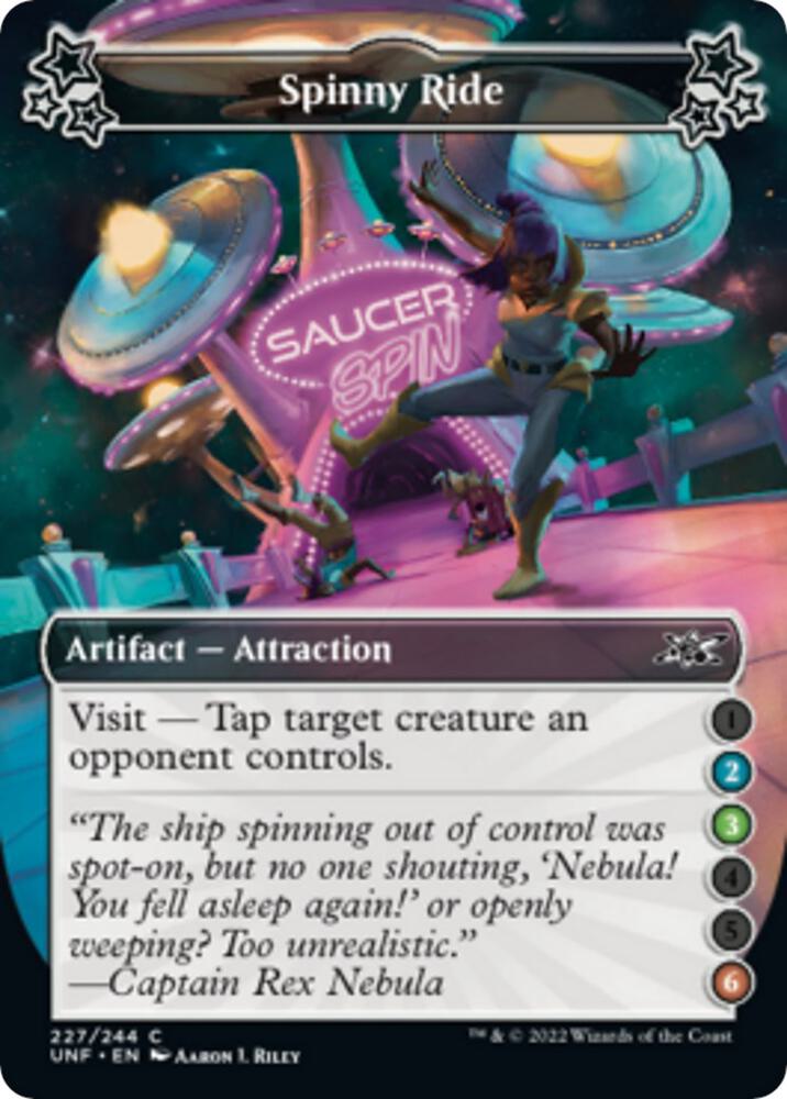 Spinny Ride (2-3-6) 227 card from Unfinity