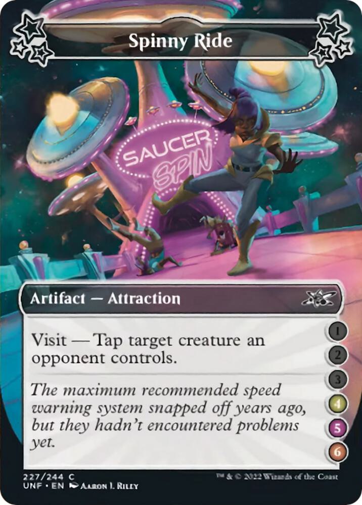 Spinny Ride (4-5-6) 227 card from Unfinity