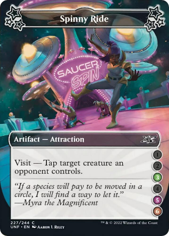 Spinny Ride (3-5-6) 227 card from Unfinity