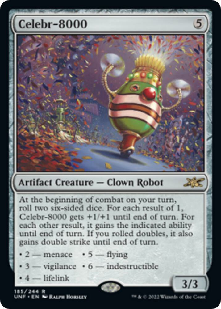 Celebr-8000 185 card from Unfinity