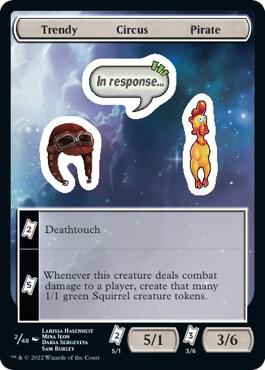 Trendy Circus Pirate 2 card from Unfinity