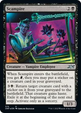 Scampire (Galaxy Foil) 375 card from Unfinity