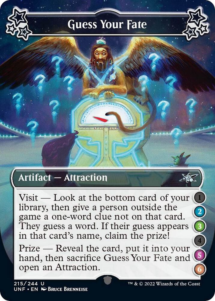 Guess Your Fate (2-3-5-6) 215 card from Unfinity