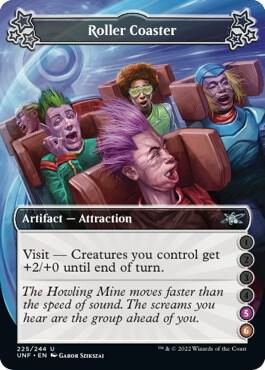 Roller Coaster (5-6) 225 card from Unfinity