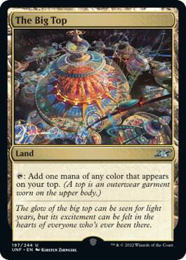 The Big Top 197 card from Unfinity