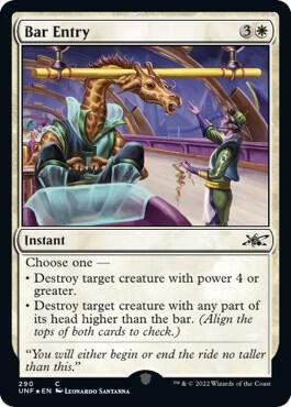 Bar Entry (Galaxy Foil) 290 card from Unfinity