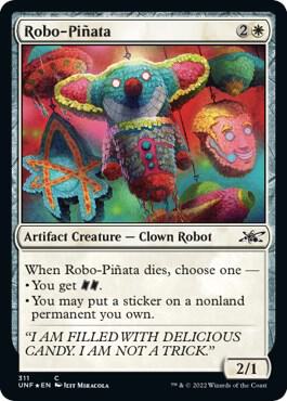 Robo-Pinata (Galaxy Foil) 311 card from Unfinity