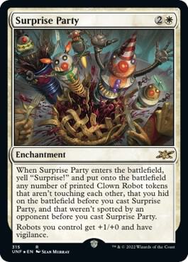Surprise Party (Galaxy Foil) 315 card from Unfinity