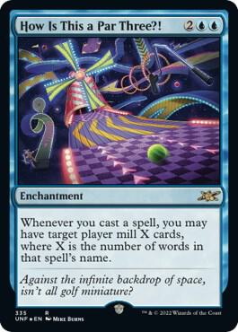 How Is This a Par Three?! (Galaxy Foil) 335 card from Unfinity