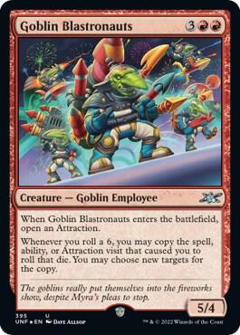 Goblin Blastronauts (Galaxy Foil) 395 card from Unfinity