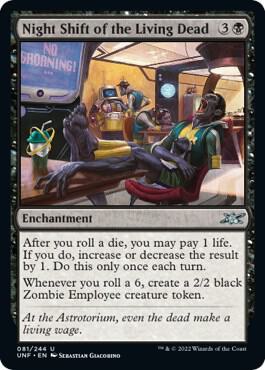 Night Shift of the Living Dead 81 card from Unfinity