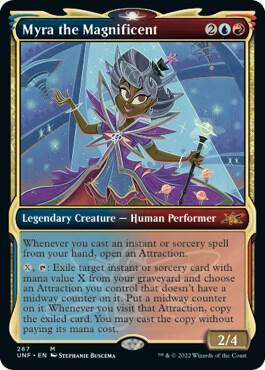 Myra the Magnificent (Showcase) 267 card from Unfinity