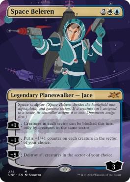Space Beleren (Borderless) 276 card from Unfinity