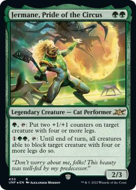 Jermane, Pride of the Circus (Galaxy Foil) 430 card from Unfinity