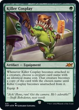 Killer Cosplay (Galaxy Foil) 431 card from Unfinity
