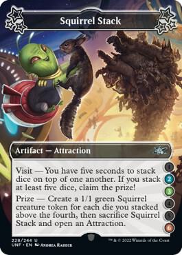 Squirrel Stack (2-3-6) 228 card from Unfinity