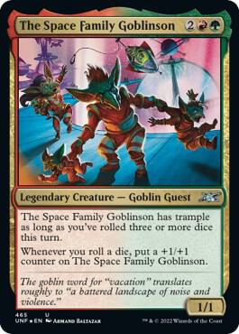 The Space Family Goblinson (Galaxy Foil) 465 card from Unfinity