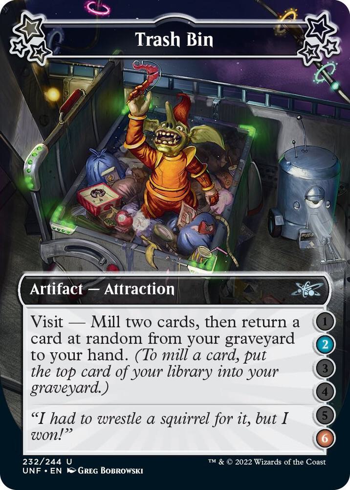 Trash Bin (2-6) 232 card from Unfinity