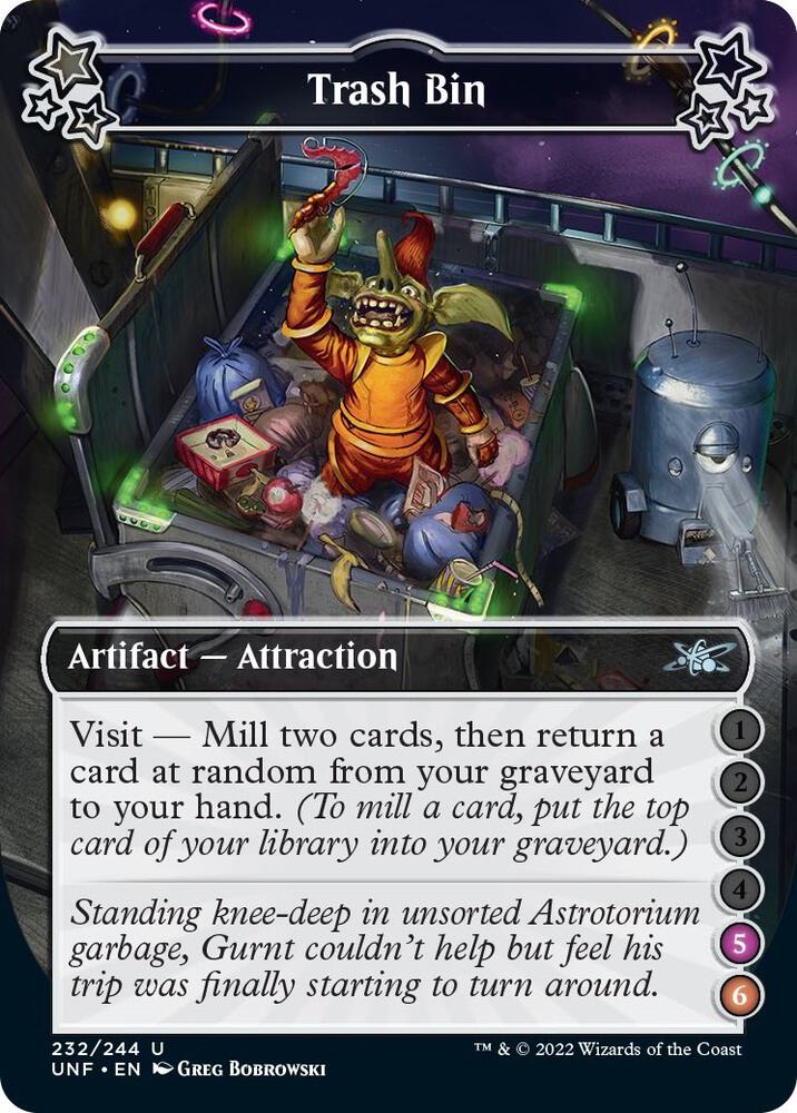 Trash Bin (5-6) 232 card from Unfinity