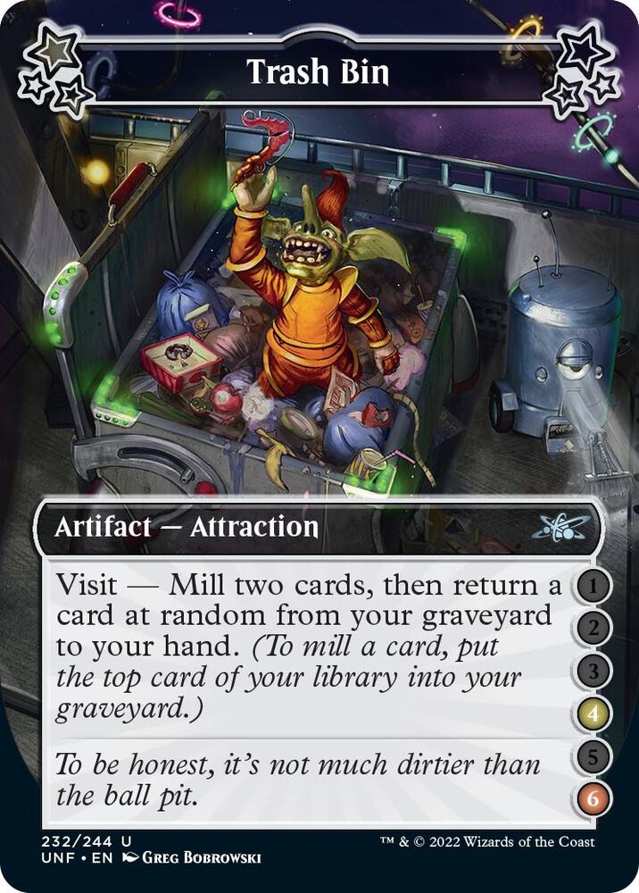 Trash Bin (4-6) 232 card from Unfinity