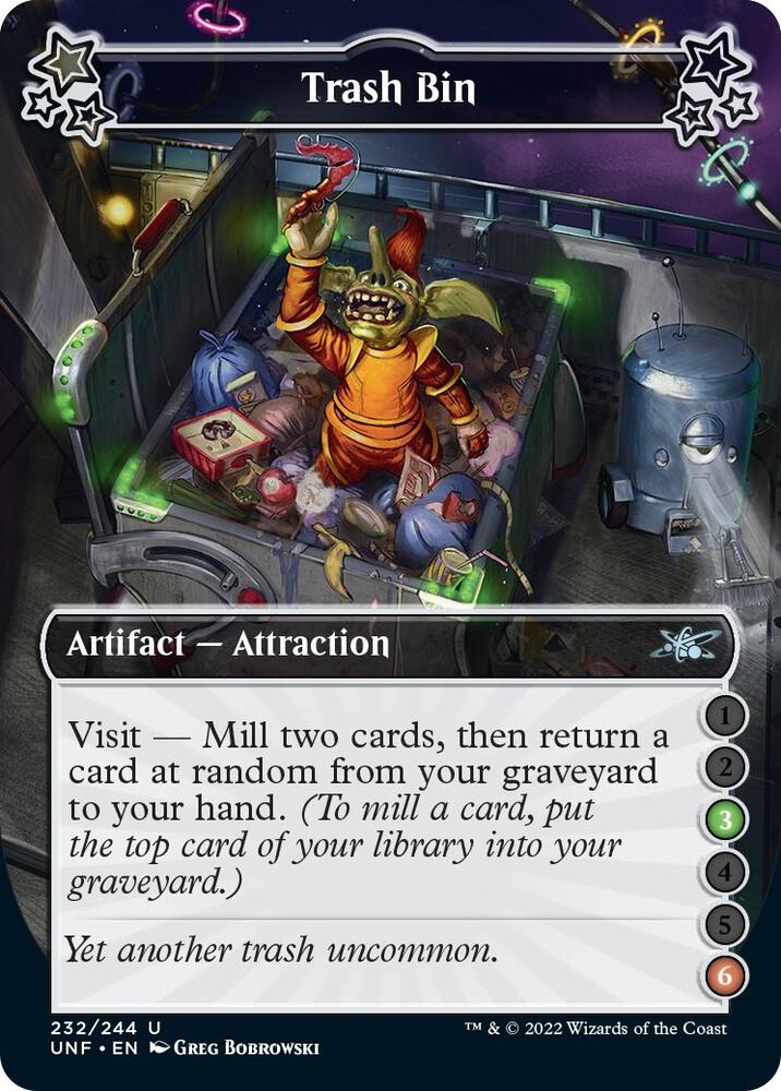 Trash Bin (3-6) 232 card from Unfinity