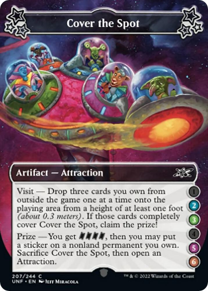 Cover the Spot (2-3-5-6) 207 card from Unfinity