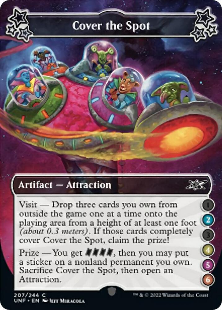 Cover the Spot (2-4-5-6) 207 card from Unfinity