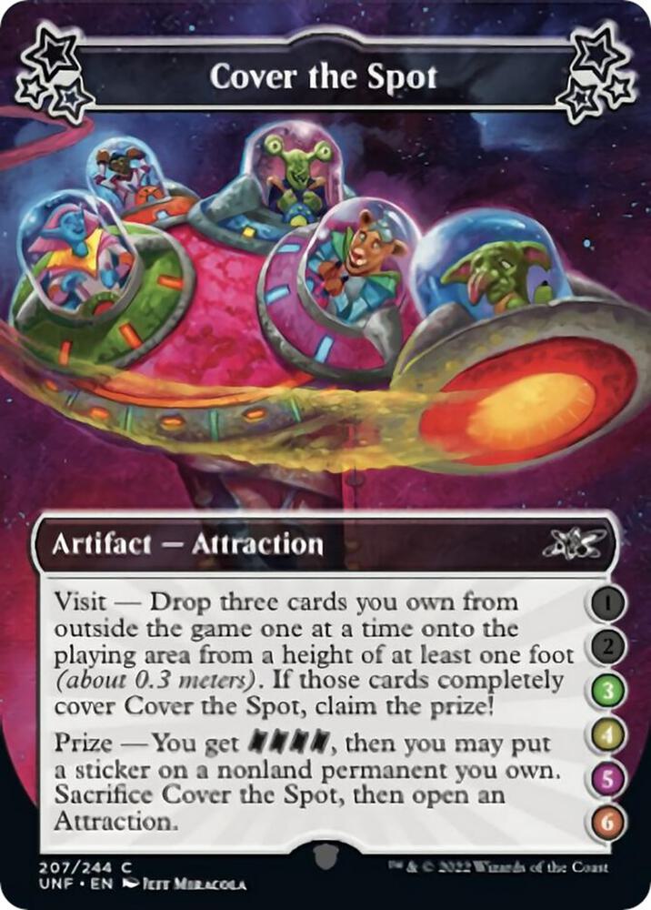 Cover the Spot (3-4-5-6) 207 card from Unfinity