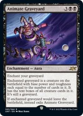 Animate Graveyard 65 card from Unfinity