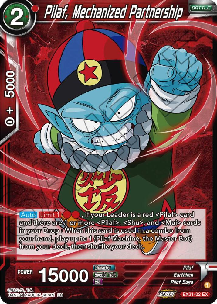 Pilaf, Mechanized Partnership EX21-02 card from 5th Anniversary Set