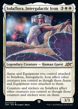 Solaflora, Intergalactic Icon 27 card from Unfinity