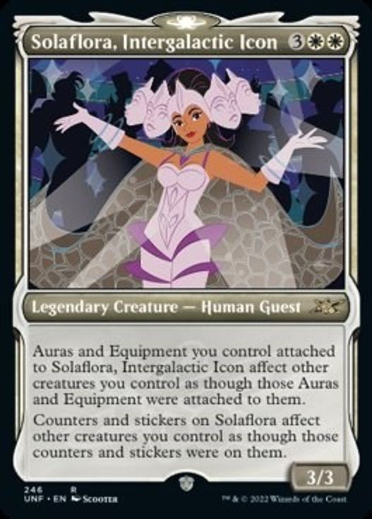 Solaflora, Intergalactic Icon (Showcase) 246 card from Unfinity