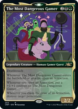 The Most Dangerous Gamer (Showcase) 266 card from Unfinity