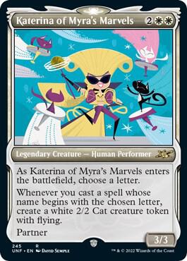 Katerina of Myra's Marvels (Showcase) (Galaxy Foil) 496 card from Unfinity