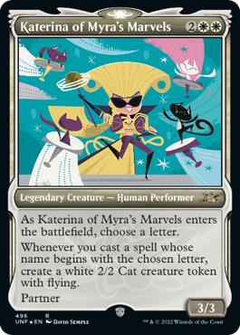 Katerina of Myra's Marvels (Showcase) 245 card from Unfinity