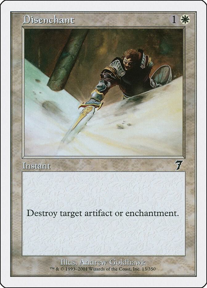 Disenchant 13 card from 7th Edition