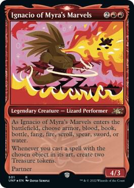 Ignacio of Myra's Marvels (Showcase) (Galaxy Foil) 501 card from Unfinity