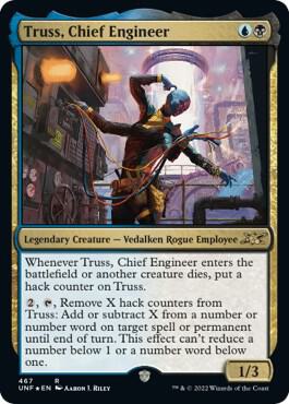 Truss, Chief Engineer (Galaxy Foil) 467 card from Unfinity